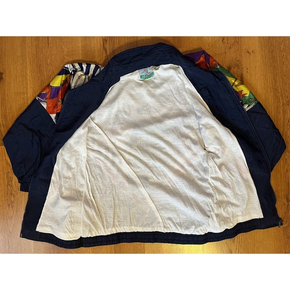Vintage Windbreaker Tracksuit Coat Jogging Pentathlon 2pc Nautical Women's M - Picture 6 of 9